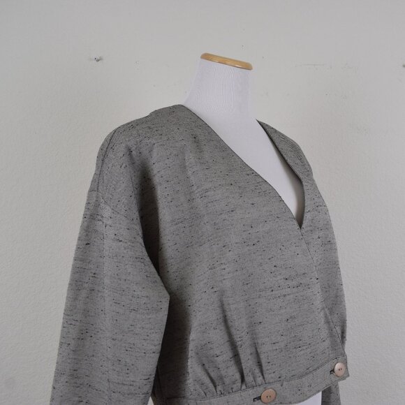 Vintage Polyester-Rayon Gray Jacket/Top - Picture 10 of 10